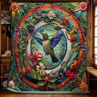 Hummingbird’s Garden Of Dreams WN1609042CL Quilt