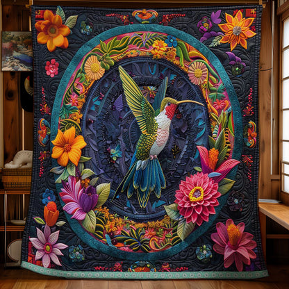 Hummingbird's Radiant Dance WN1609031CL Quilt