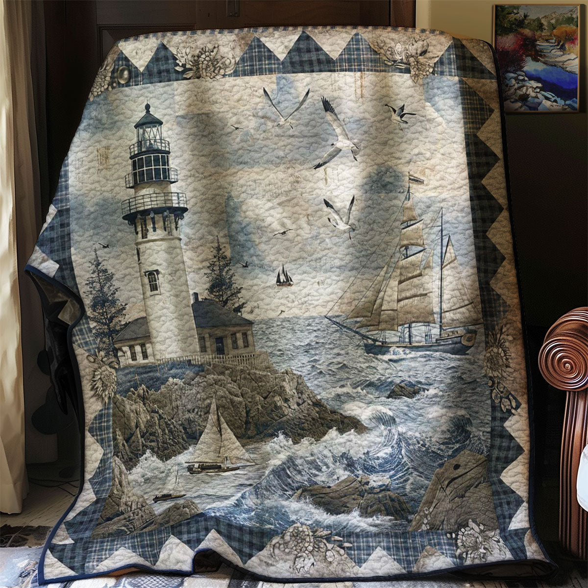 Lighthouse WJ2407026CL Quilt – Cozzyhomes