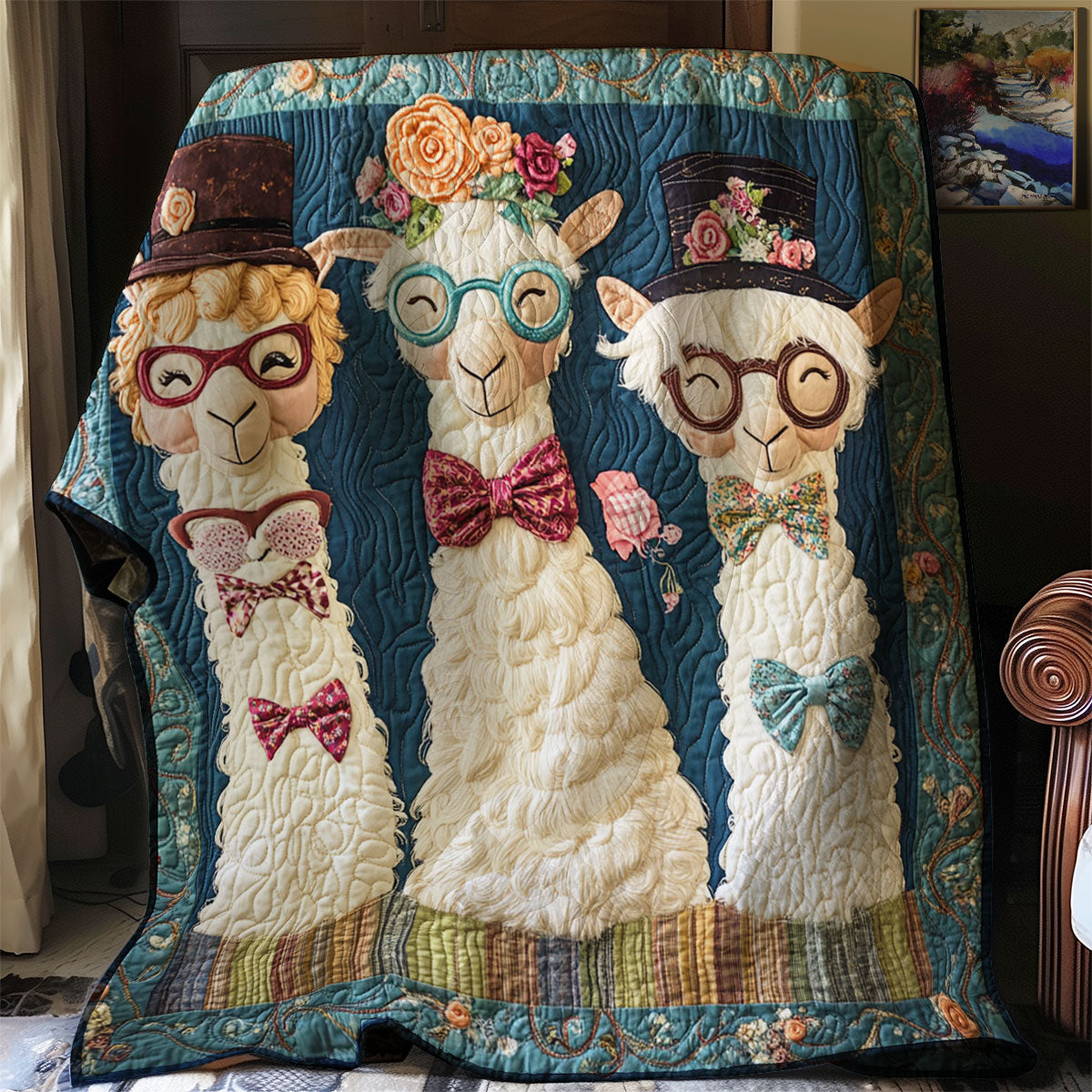 Llama Fiesta WJ2203014CL Quilt