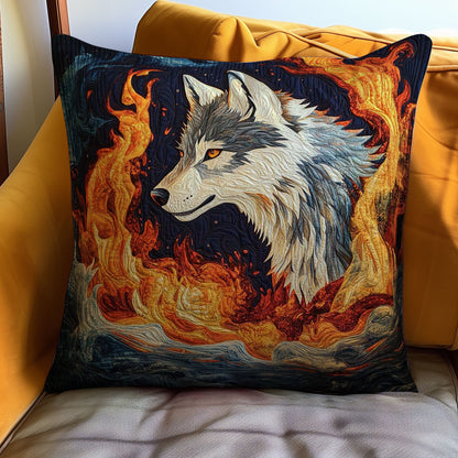 Majestic Wolf WJ0608046CL Quilt Pillow Case