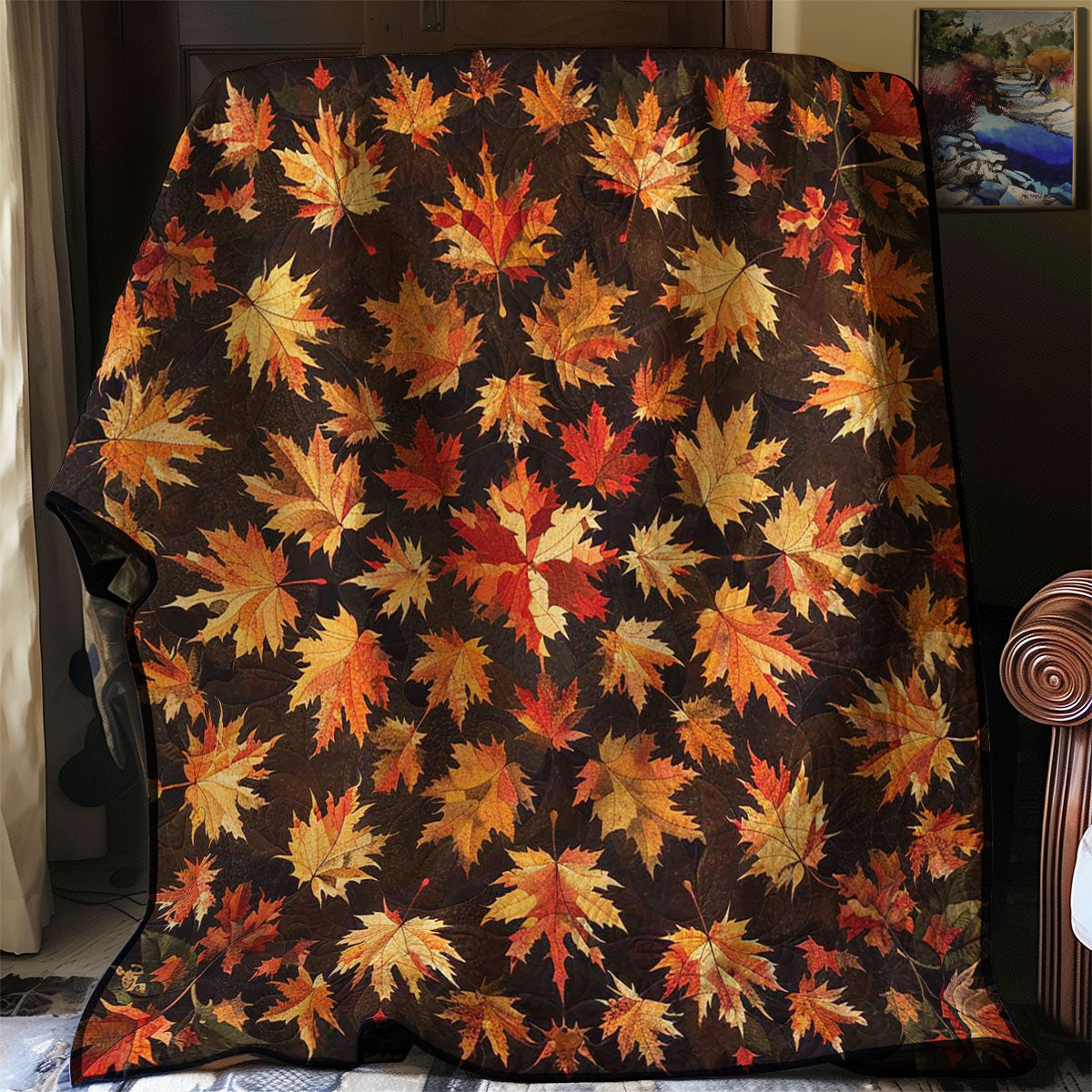 Maple Leaves WJ1107008CL Quilt