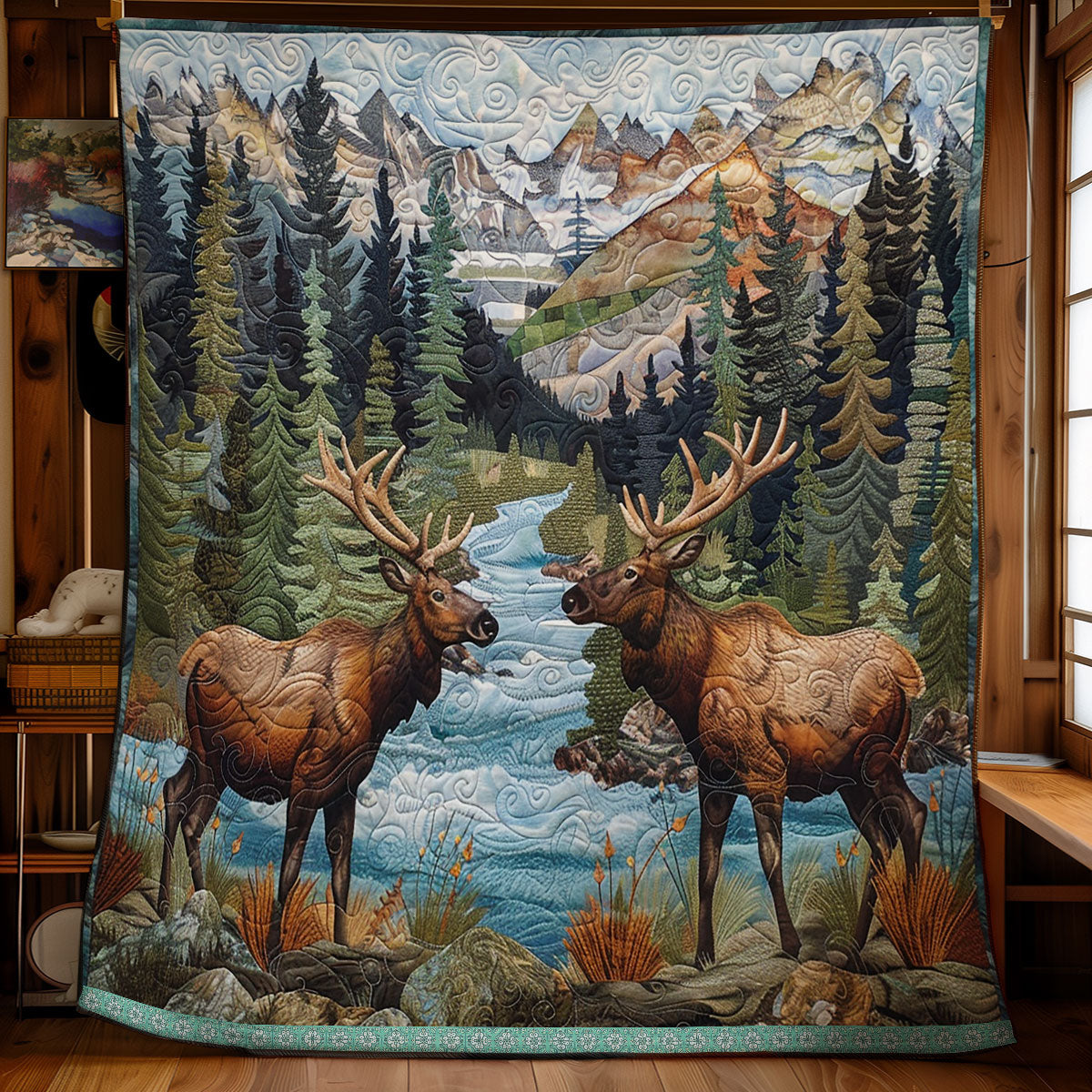 Moose Echoes WN1709004CL Quilt