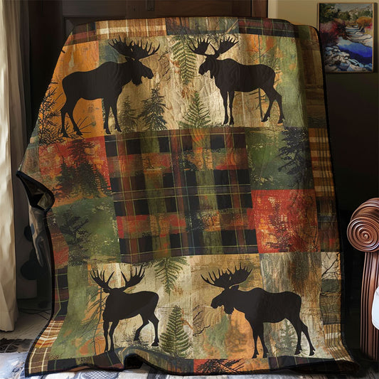 Moose Silhouettes WJ0407011CL Quilt