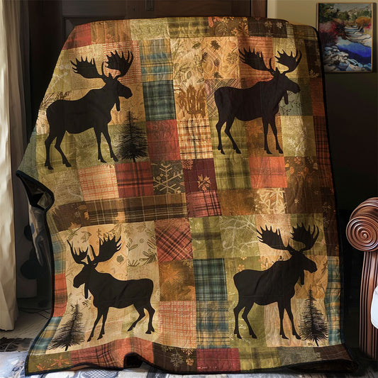 Moose Silhouettes WJ0407012CL Quilt