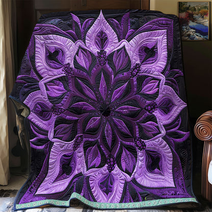 Mystic Purple Bloom WJ2908017CL Quilt