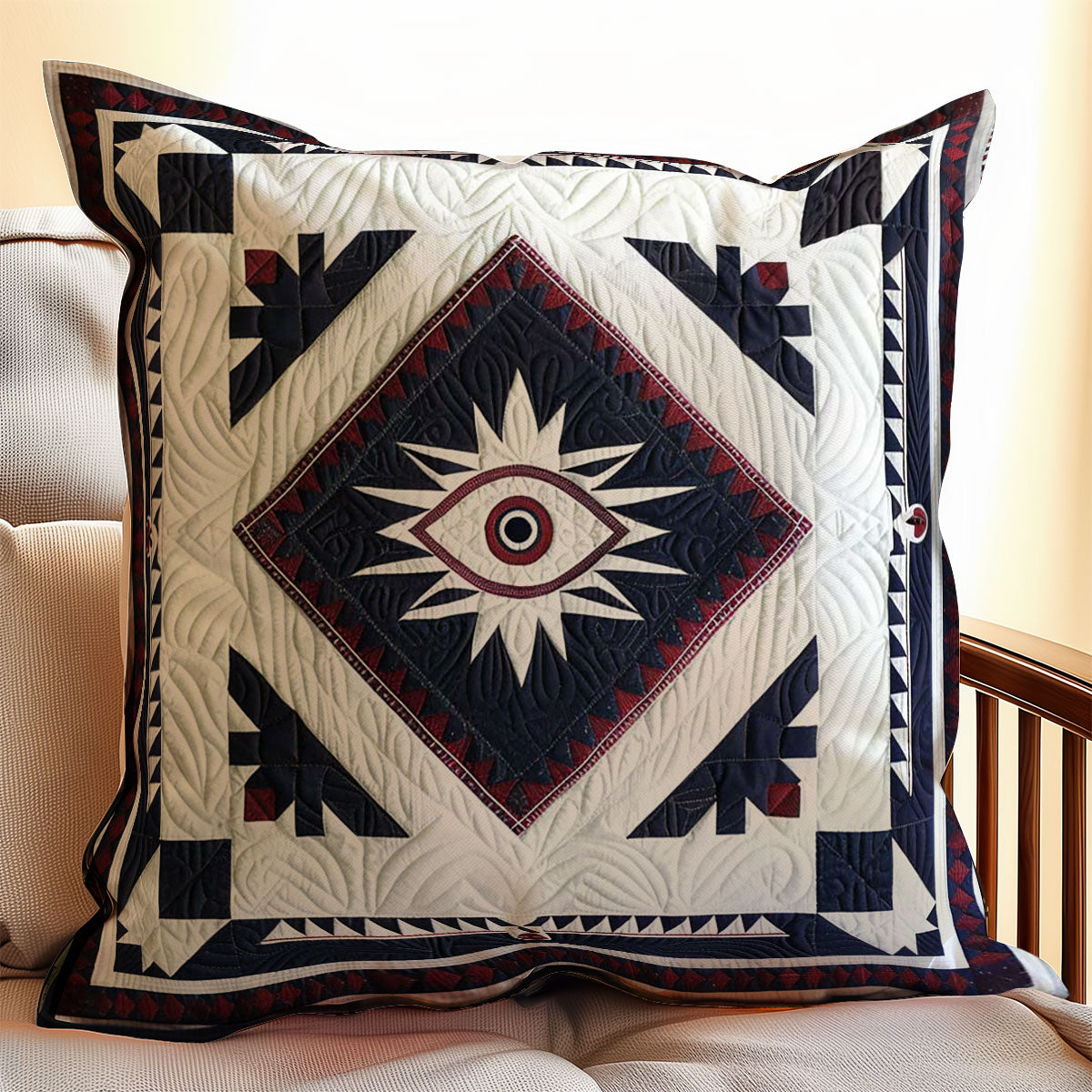 Native American Eye Shaman WJ1507029CL Quilt Pillow Case