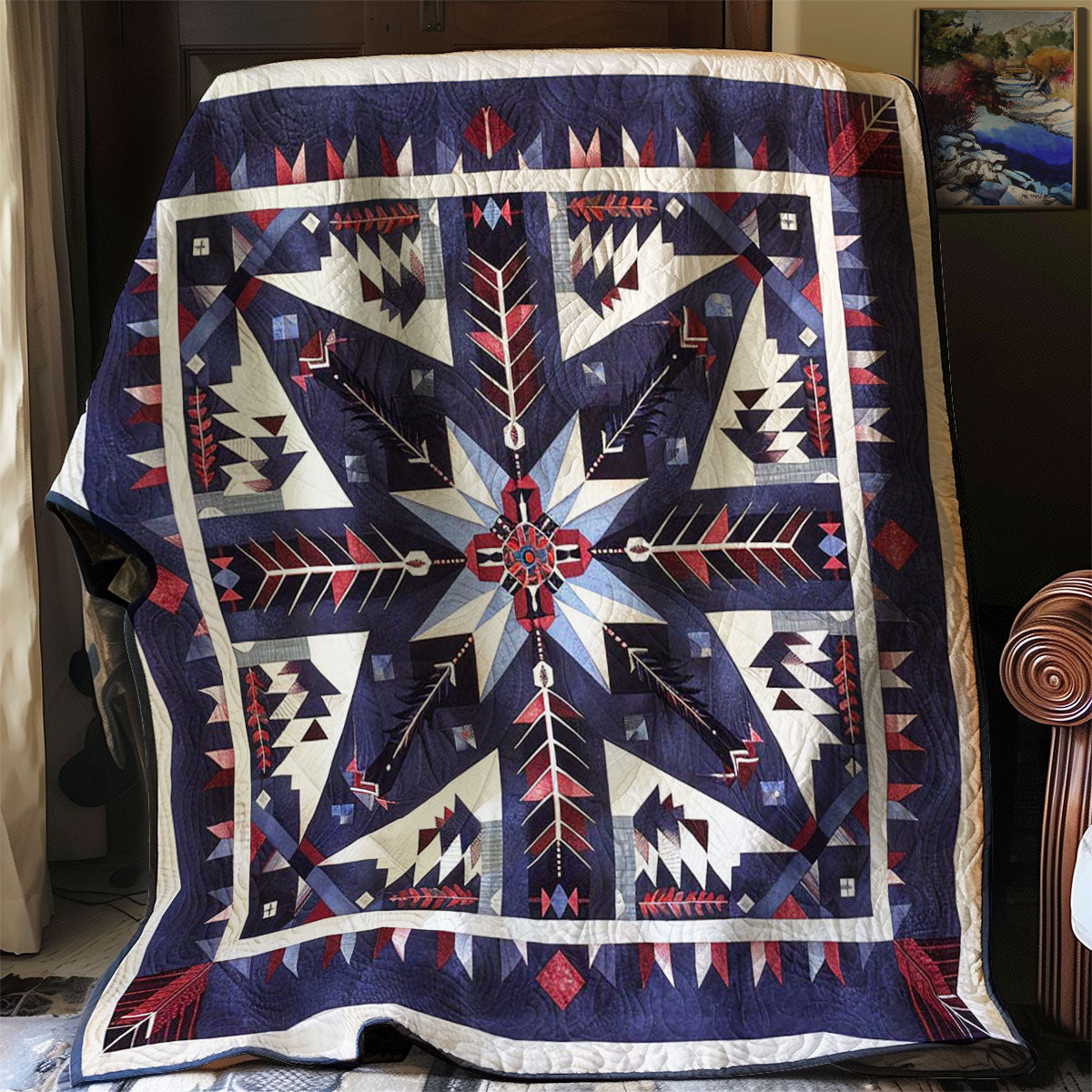 Native American Inspired Star WJ1207016CL Quilt