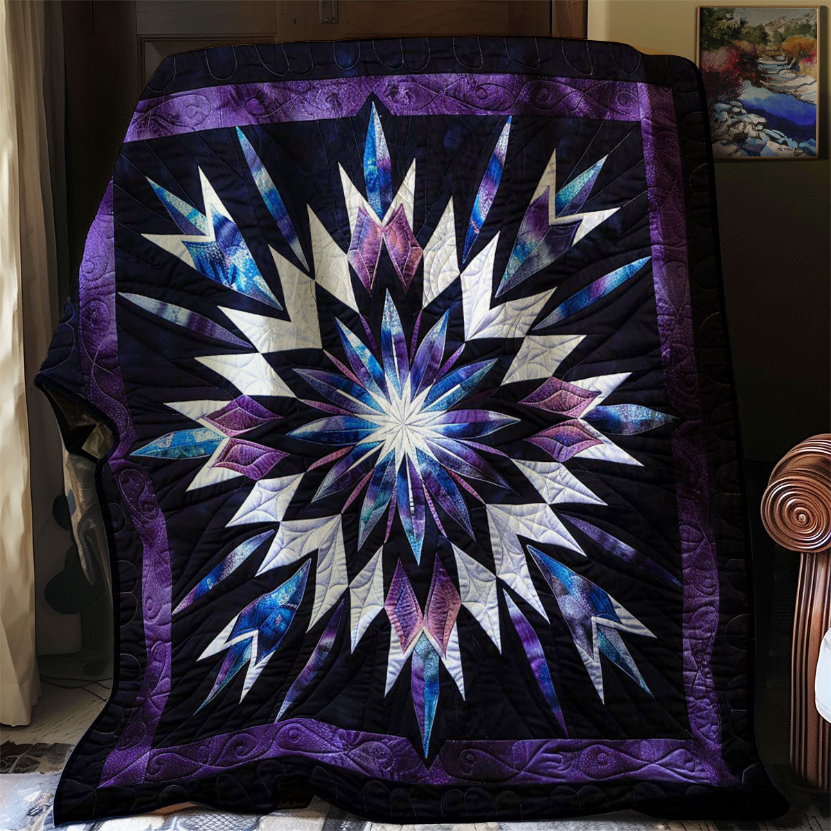 Native American Star WJ0307007CL Quilt