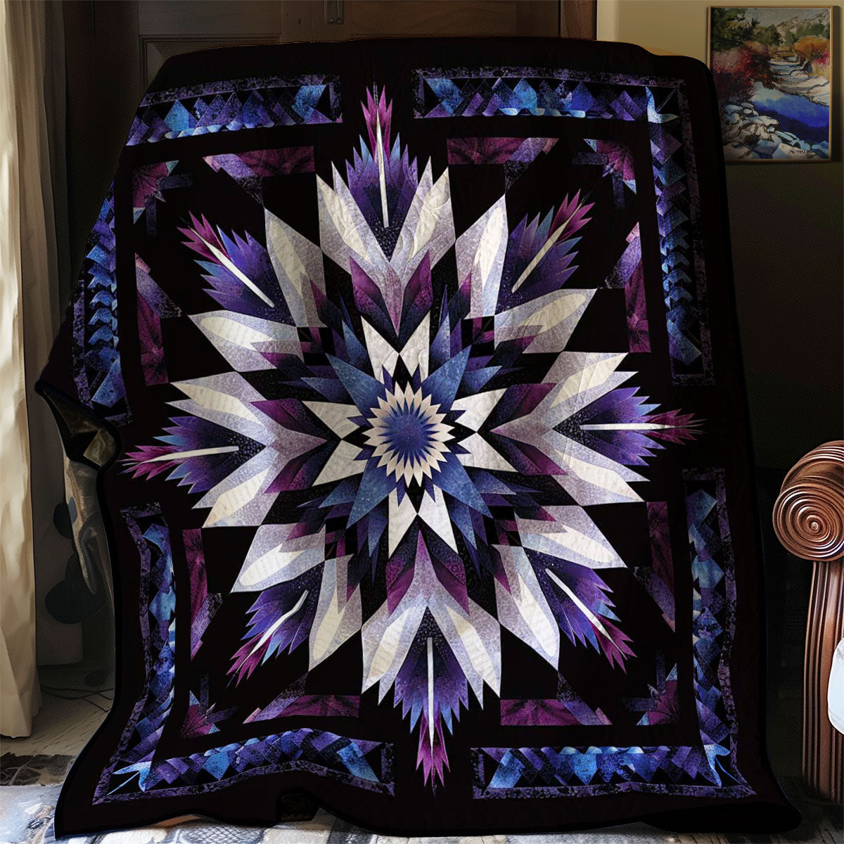 Native American Star WJ0307012CL Quilt