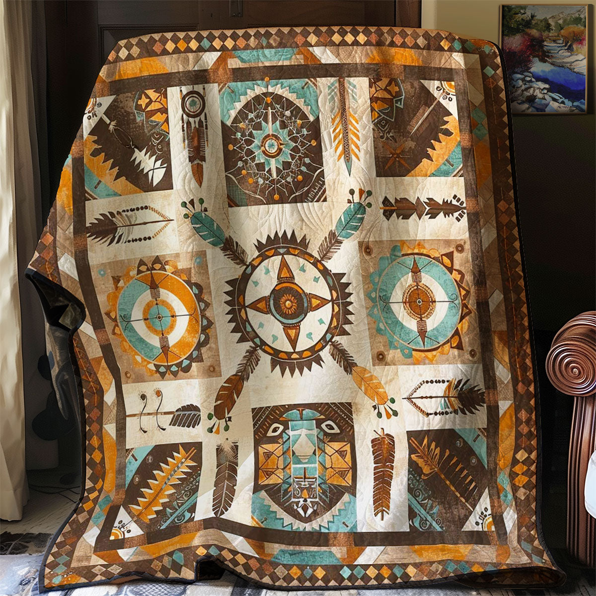 Native American WJ2406014CL Quilt