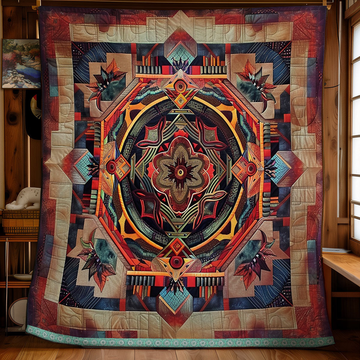 Native Sacred Patterns WN1709031CL Quilt