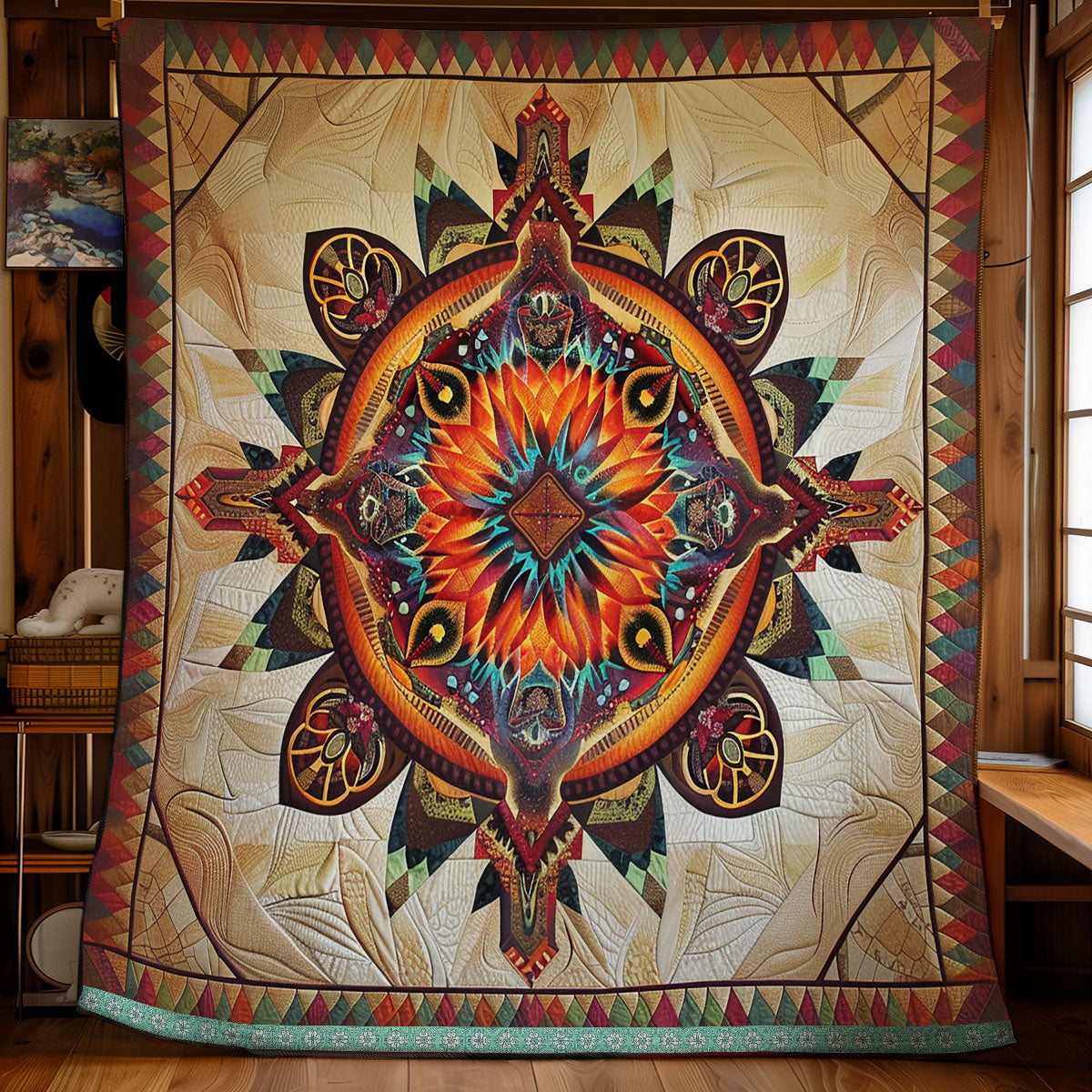 Native Sacred Patterns WN1709034CL Quilt