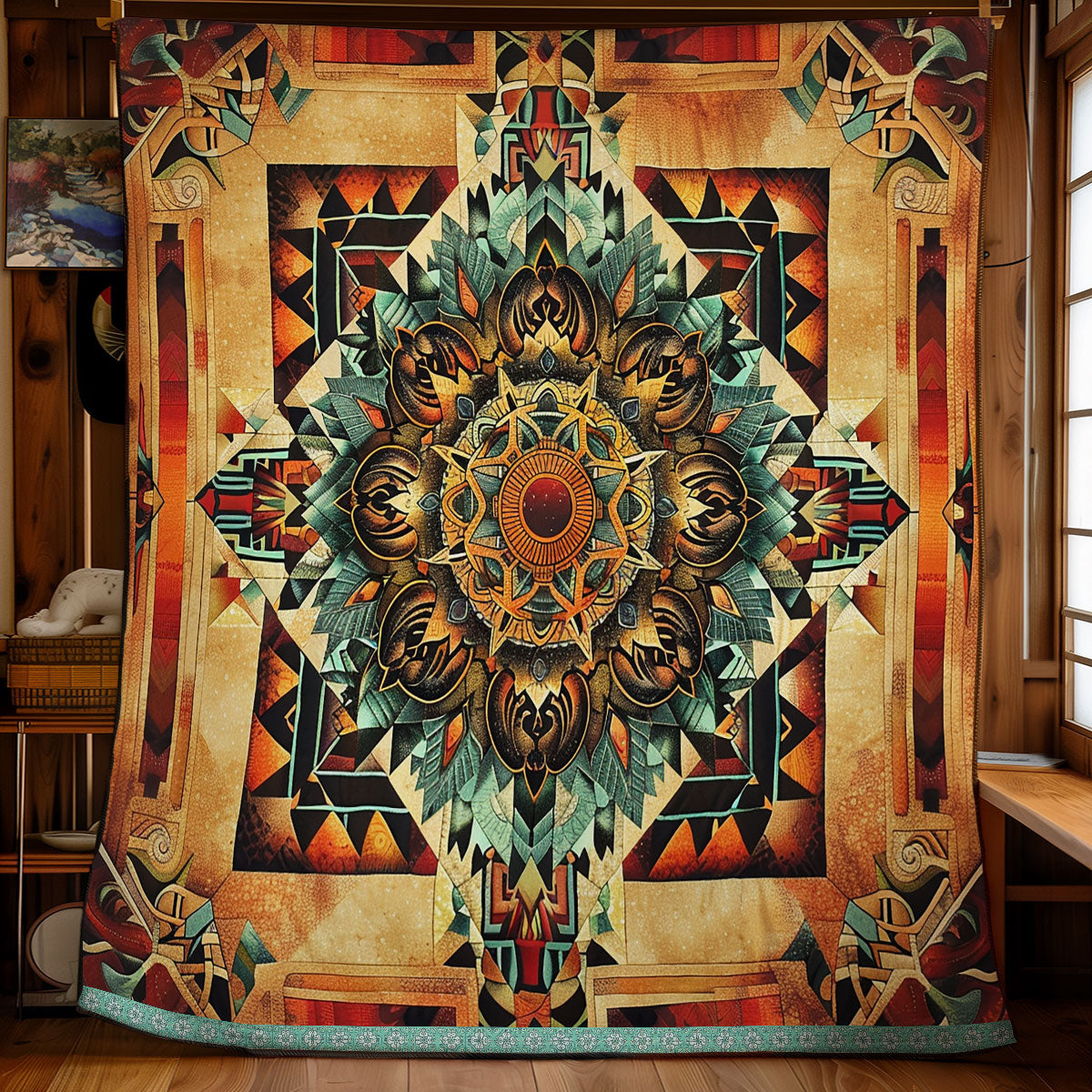 Native Tribal Radiance WN1709030CL Quilt