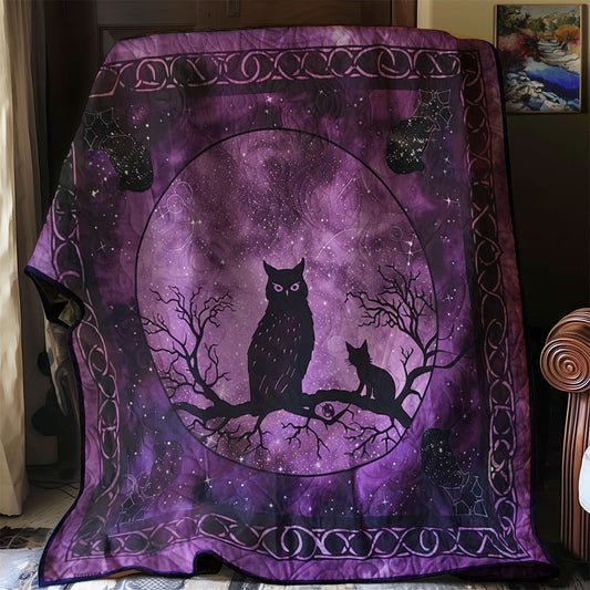 Owl And Cat WJ2406017CL Quilt