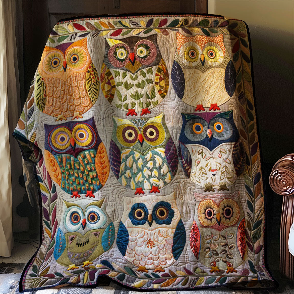 Owl WJ1506016CL Quilt