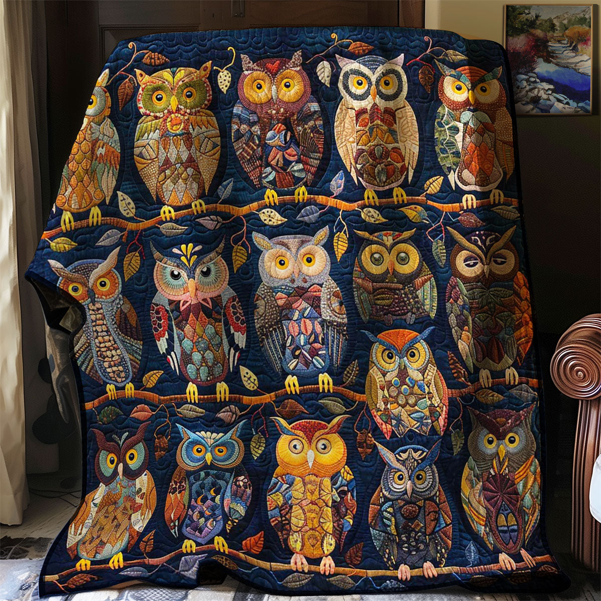 Owl WJ2406018CL Quilt