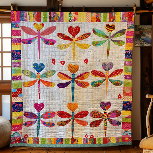 Patchwork Dragonflies WJ1609019CL Quilt