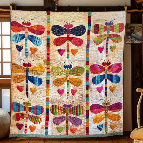 Patchwork Dragonflies WJ1609020CL Quilt