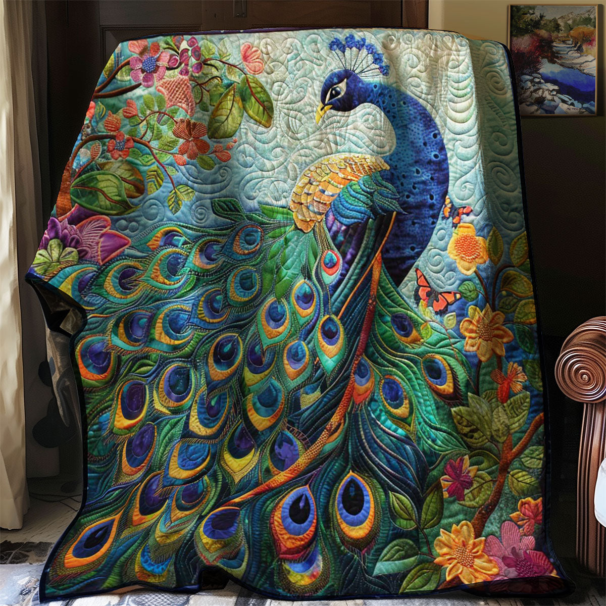 Peacock WJ2207034CL Quilt