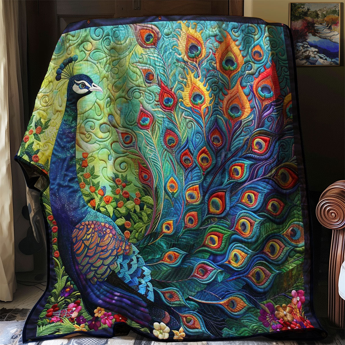Peacock WJ2207035CL Quilt