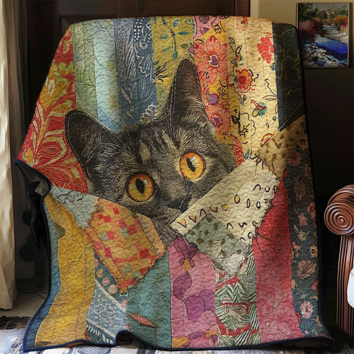 Peeking Cat WJ0108020CL Quilt