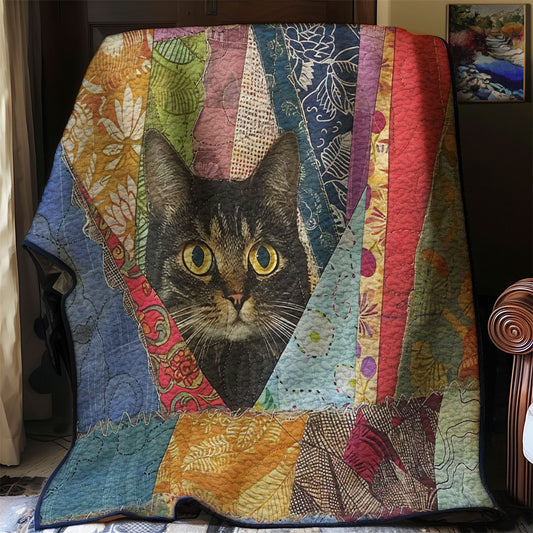 Peeking Cat WJ0108022CL Quilt