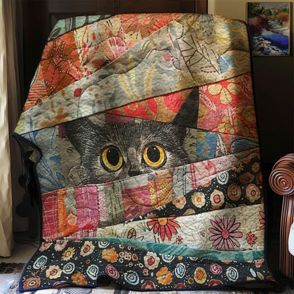 Peeking Cat WJ2907034CL Quilt