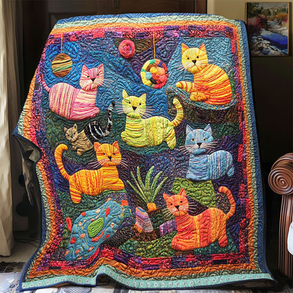 Playful Cats WJ2908019CL Quilt