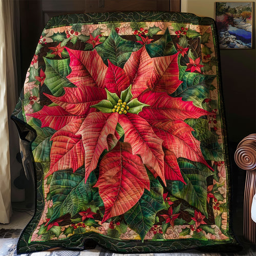 Poinsettia WJ0507022CL Quilt