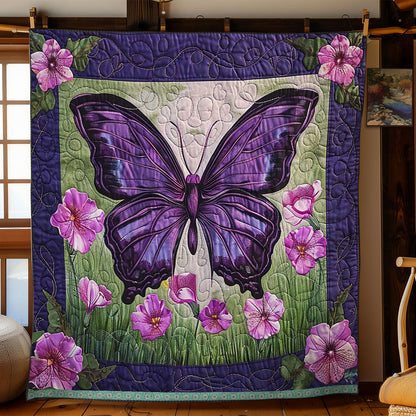 Purple Butterfly WJ1709025CL Quilt