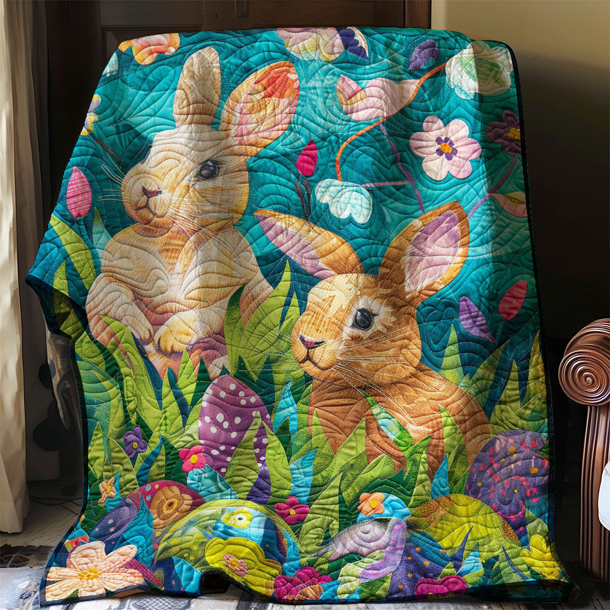 Rabbits WJ1406016CL Quilt