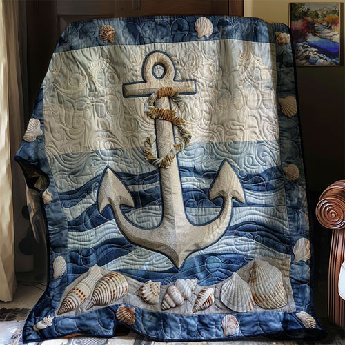 Sail Away Anchor WJ1907033CL Quilt