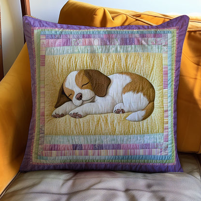 Sleeping Puppy WJ0308048CL Quilt Pillow Case