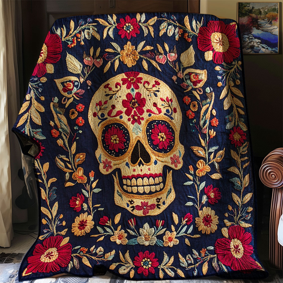 Sugar Skull WJ2103030CL Quilt