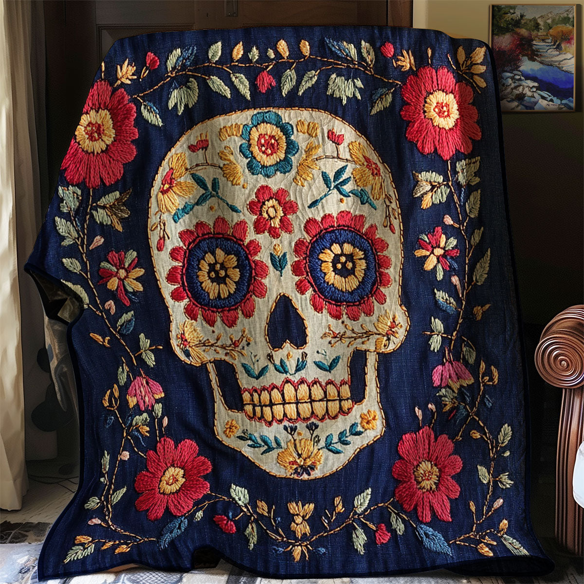 Sugar Skull WJ2203031CL Quilt