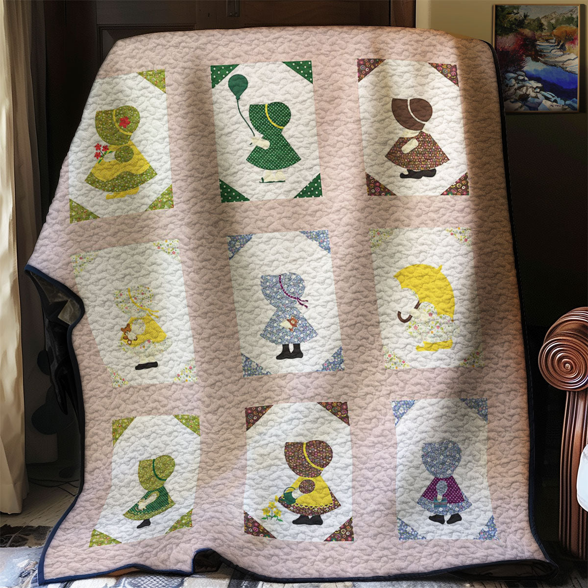 Sunbonnet Sue WJ2607032WM Quilt