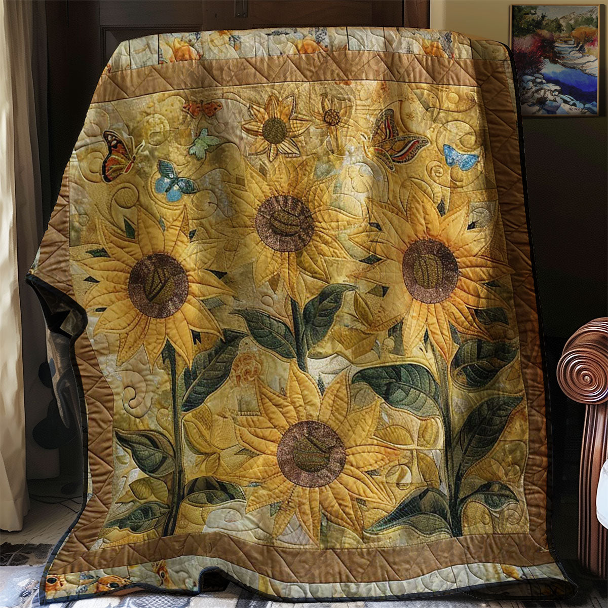 Sunflower WJ2806016CL Quilt