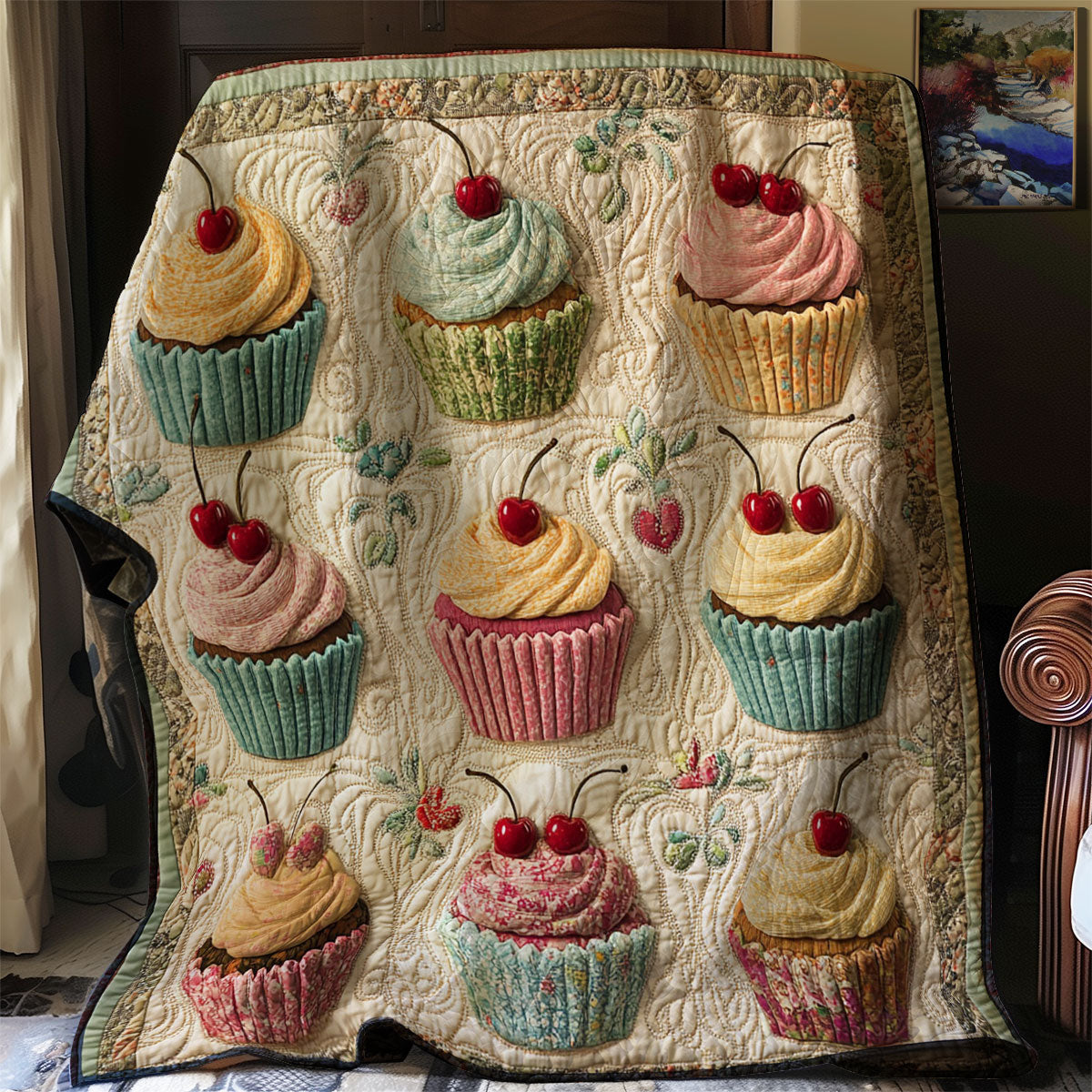 Sweet Cupcake WJ2203035CL Quilt