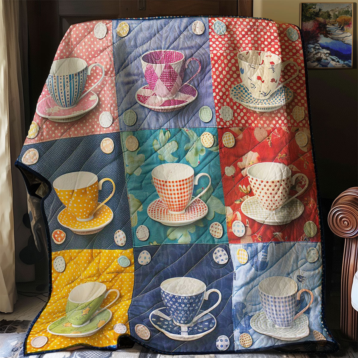 Teacup WJ1007018CL Quilt