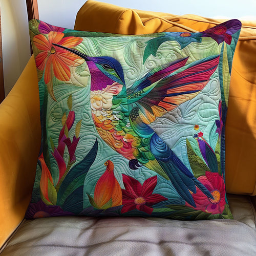 Vibrant Hummingbird WJ2208035CL Quilt Pillow Case