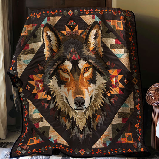 Wolf Native American WJ1106016CL Quilt