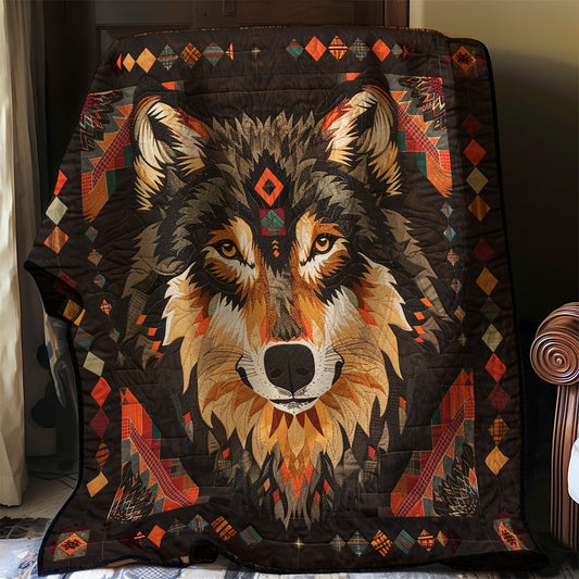 Wolf Native American WJ1106017CL Quilt