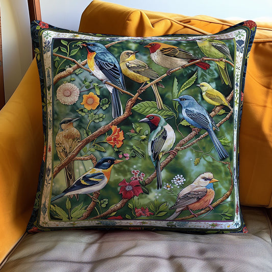 Bird Lovers WJ2407038CL Quilt Pillow Case