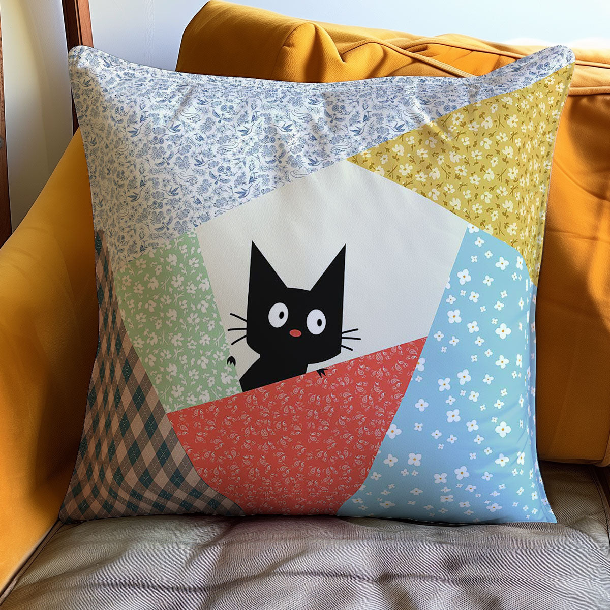 Cat WJ2607046WK Quilt Pillow Case