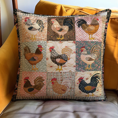 Chicken WJ2207044CL Quilt Pillow Case