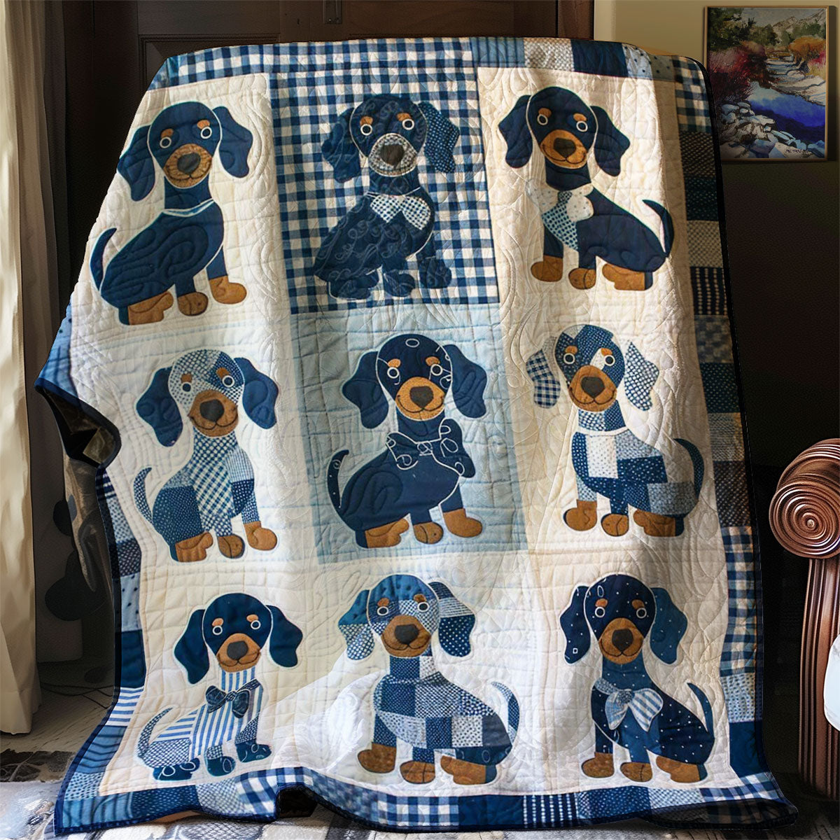 Dachshunds WJ2206008CL Quilt