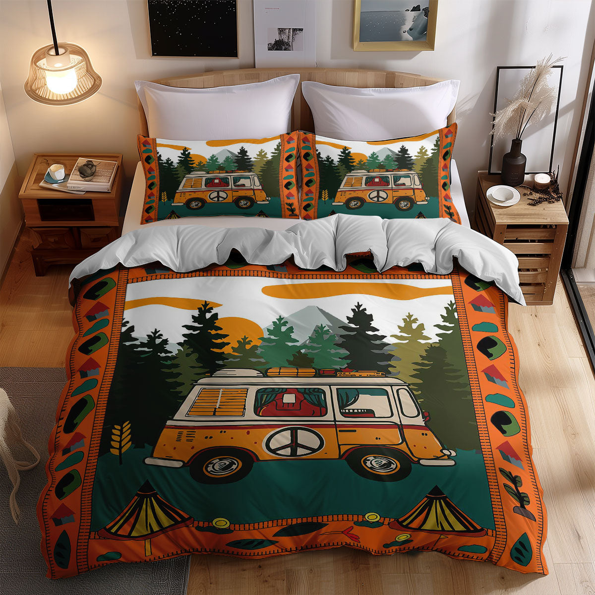 Camper Van WJ0308039WK Duvet Cover Set