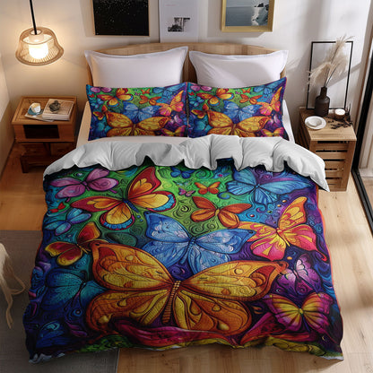 Colorful Butterflies WJ2408029CL Duvet Cover Set