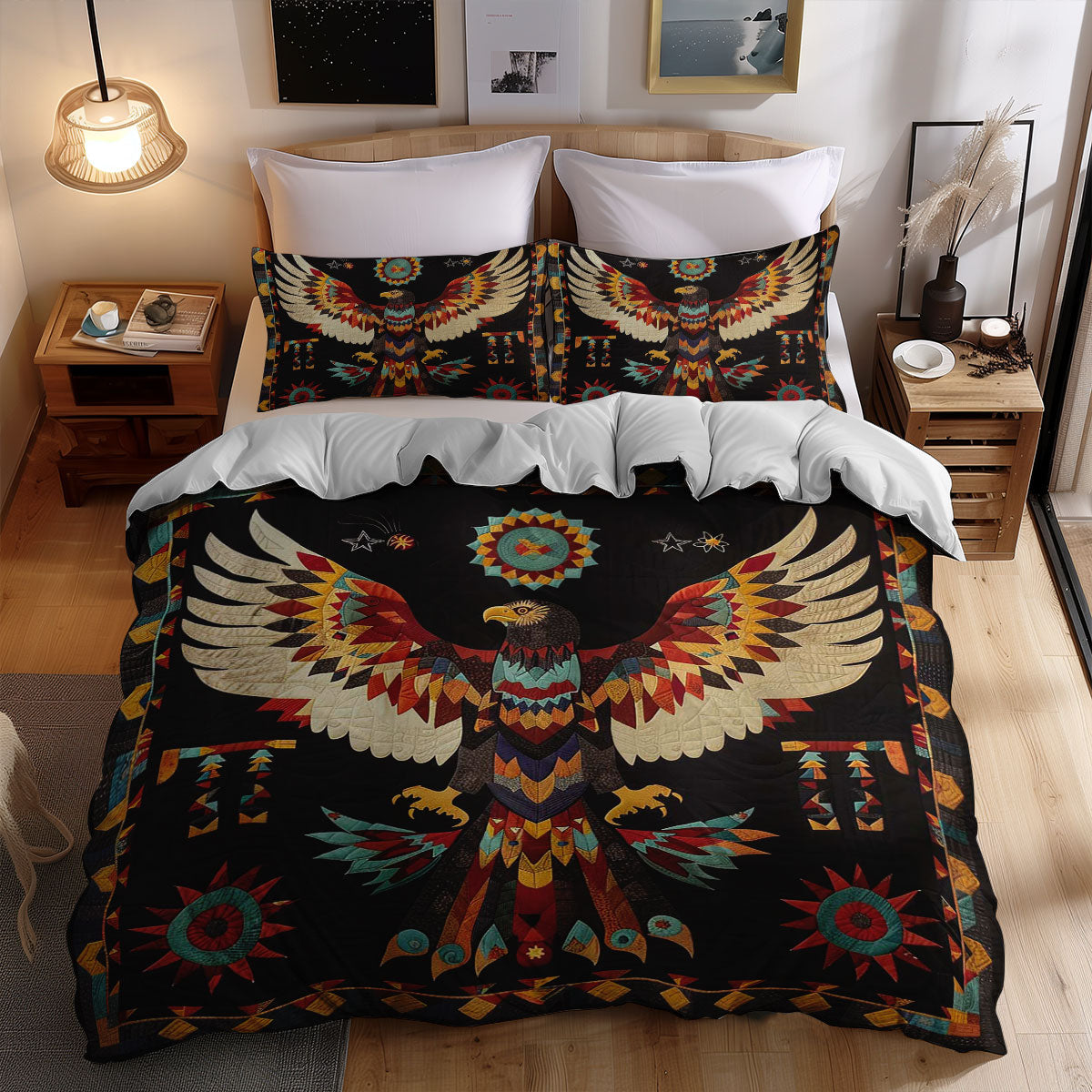 Eagle Native American WJ1507031CL  Duvet Cover Set